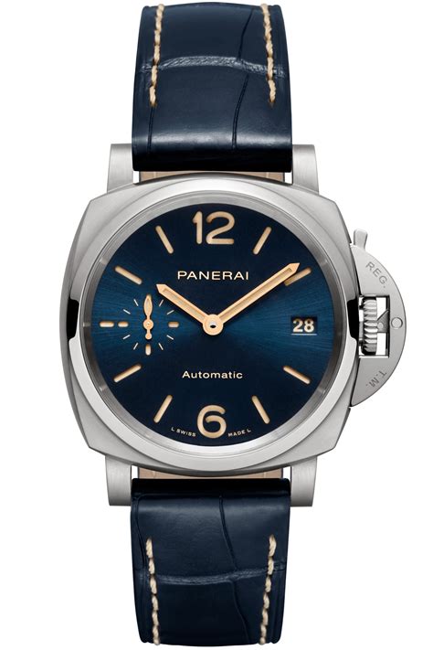 panerai luminor due 38mm blue